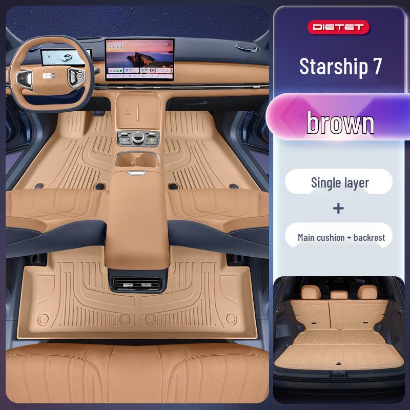 Коврики для ног Galaxy Starship 7 TPE2025 для автомобиля Geely Galaxy EM-i, Аксессуары для интерьера