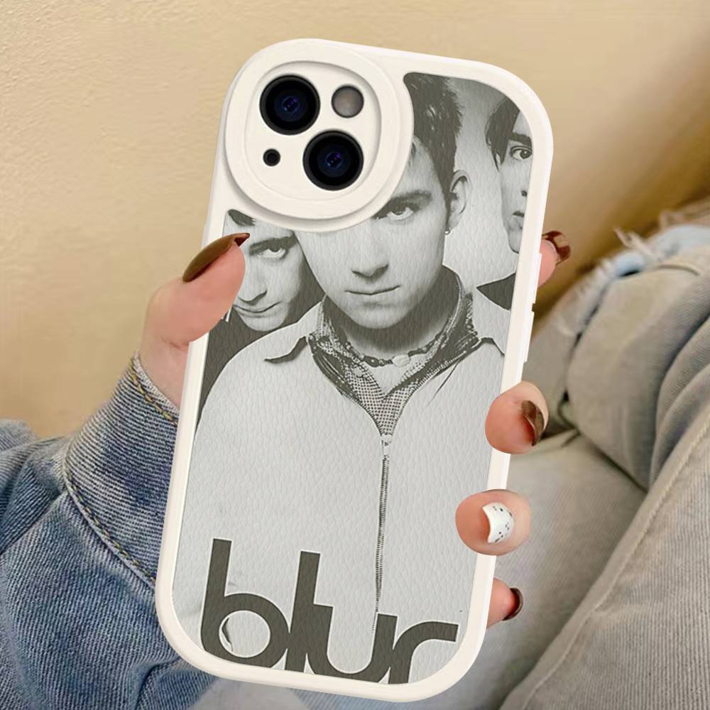 Band Musik Rapper B-Blur Vintage Phone Case For IPhone 16 15 14 13 12 11 Pro Max Plus Shockproof Leather Cover