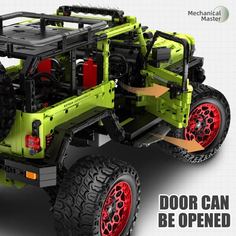 Технический MOC 2545 деталей Городской Внедорожник для скалолазания Строительные Блоки DIY Радиоуправляемый Монстр-Трак Кирпичики Игрушки Для Детей Подарки