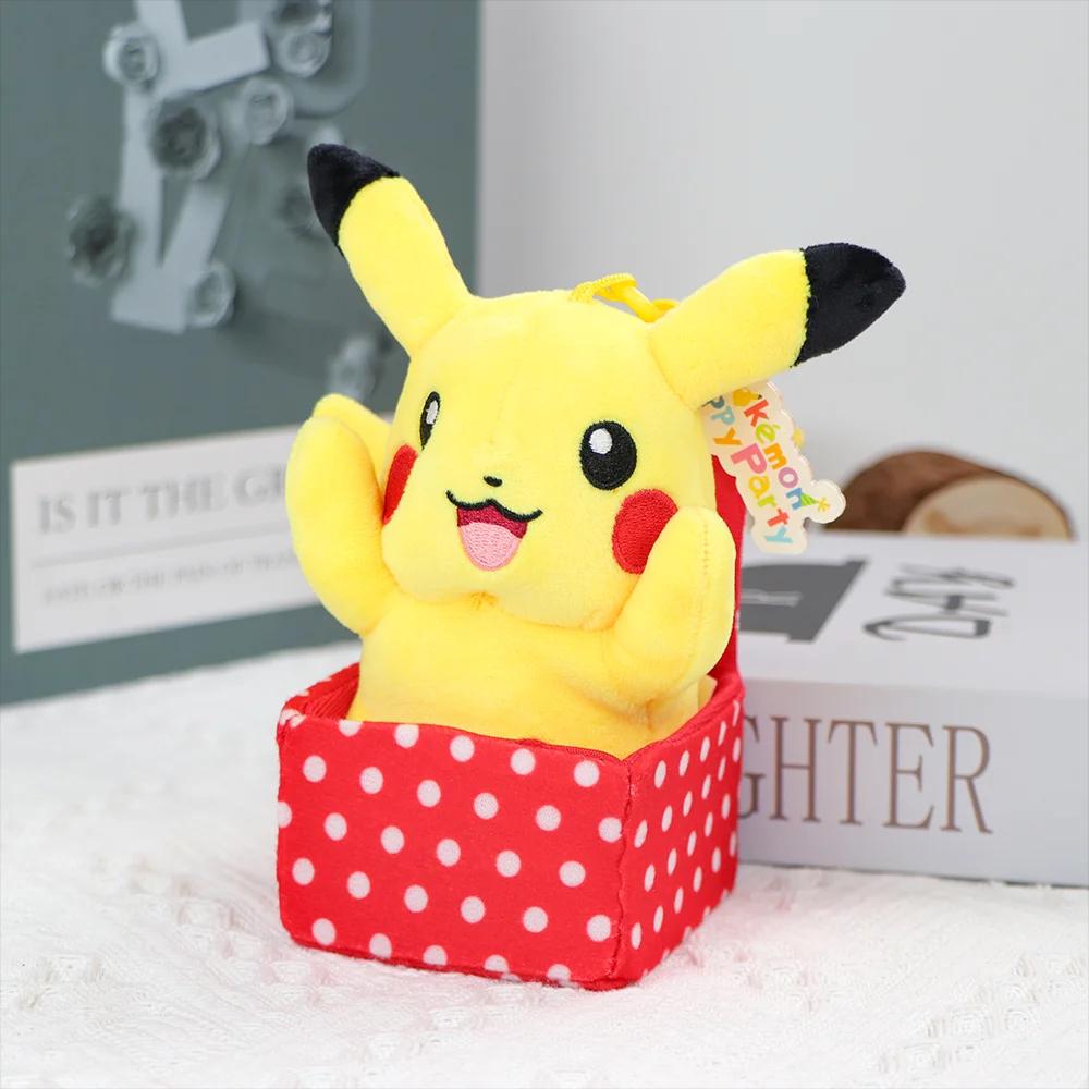 Gengar Jigglypuff Bulbasaur Plush Toys Stuffeds Mimikyu Mew Togepi Keychain Backpack Pendant Keyring Birthday Gifts