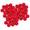 50x Red Clown Noses Costume Accessory 5cm Novelty Cute Versatile Cosplay Photo Props for Stage