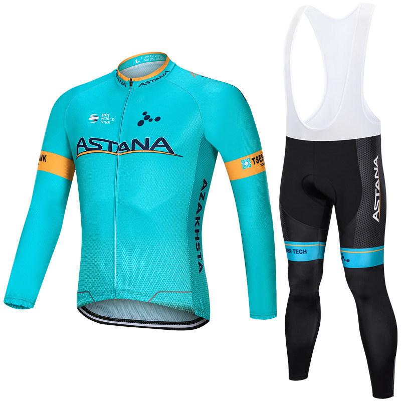 Tour de France long-sleeved cycling suit overalls suit men's and women's spring and autumn breathable road team version cycling suit