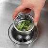 Stainless Steel Water Sink Plug Colander Sink Strainer Plug Filter Basket Food Hair Stopper