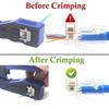 100 шт. разъемов CAT6 RJ45 сетевой кабель модульный проходной разъем CAT6 RJ45 8P8C аксессуары прочная пластичность