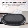 Hard EVA Travel Case for Bluetooth-compatible Headset Shockproof with Mesh Pocket Charging Cable Organizer