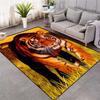 Fashion Tiger Pattern Carpet On The Floor 3D Animal Printed Big Carpet Living Room Soft Bathroom Mat Absorb Anti-slip