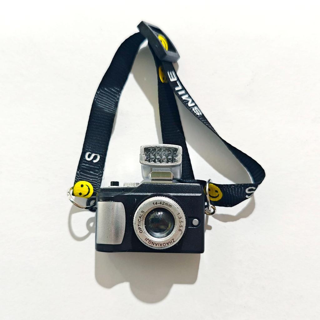 Suitable for 17/20cm Labubu Mini Doll Simulation Toy Camera Cute Multi-color Doll House Accessories Plastic DIY Digital Camera