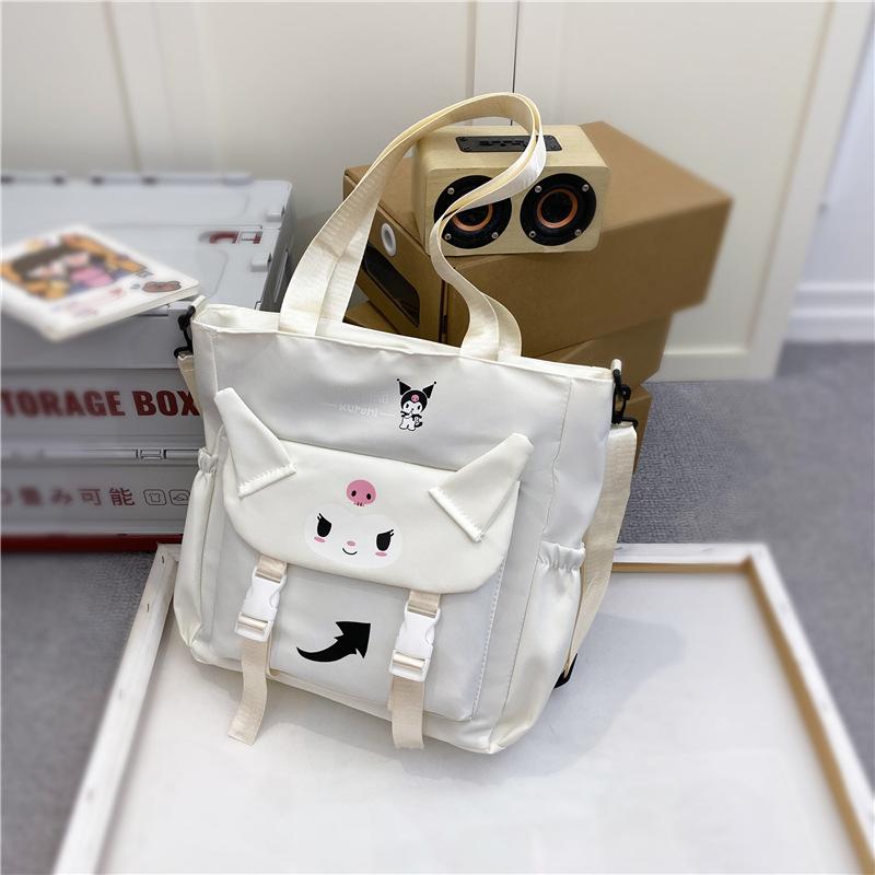 Новый студенческий тренд мультяшная женская сумка через плечо и мессенджер большой вместимости универсальная сумка-тоут для поездок на работу сумка-тоут