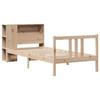 VidaXL Lit bibliothèque sans matelas 90x190 cm bois de pin massif 3322293