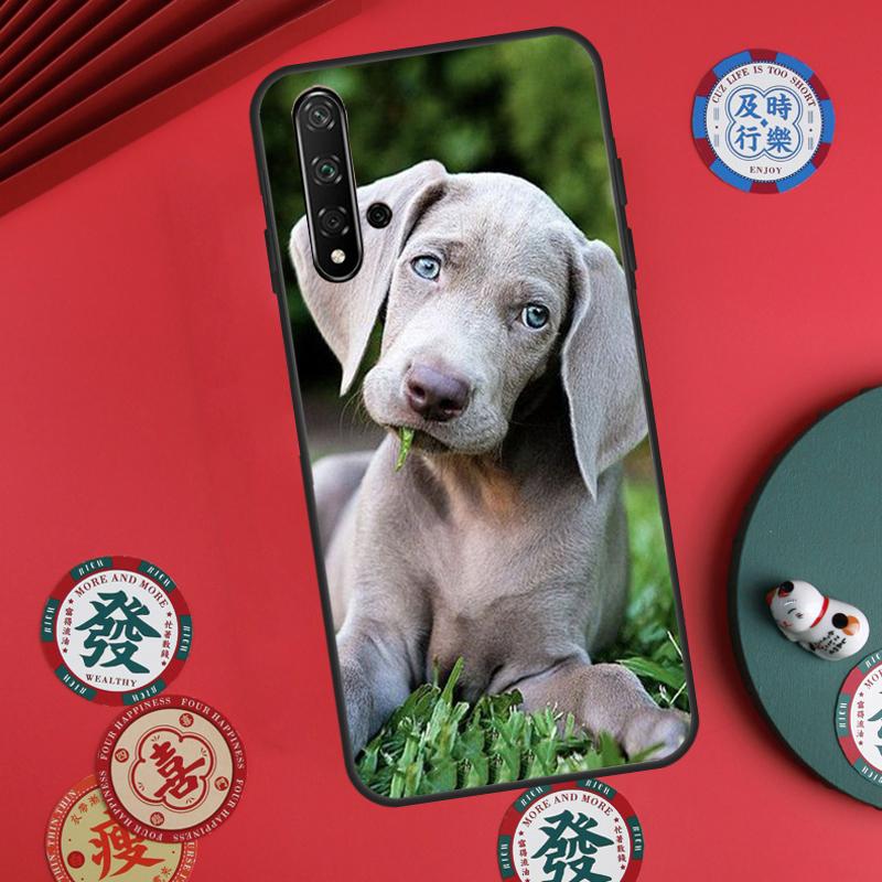 Чехол для телефона Huawei Nova 12s 7i 8i 11i 12i Y73 Y70 Y90 Y60 Y72 Y61 Y91 9 10 SE P30 Pro P40 Lite с изображением собаки Веймаранер