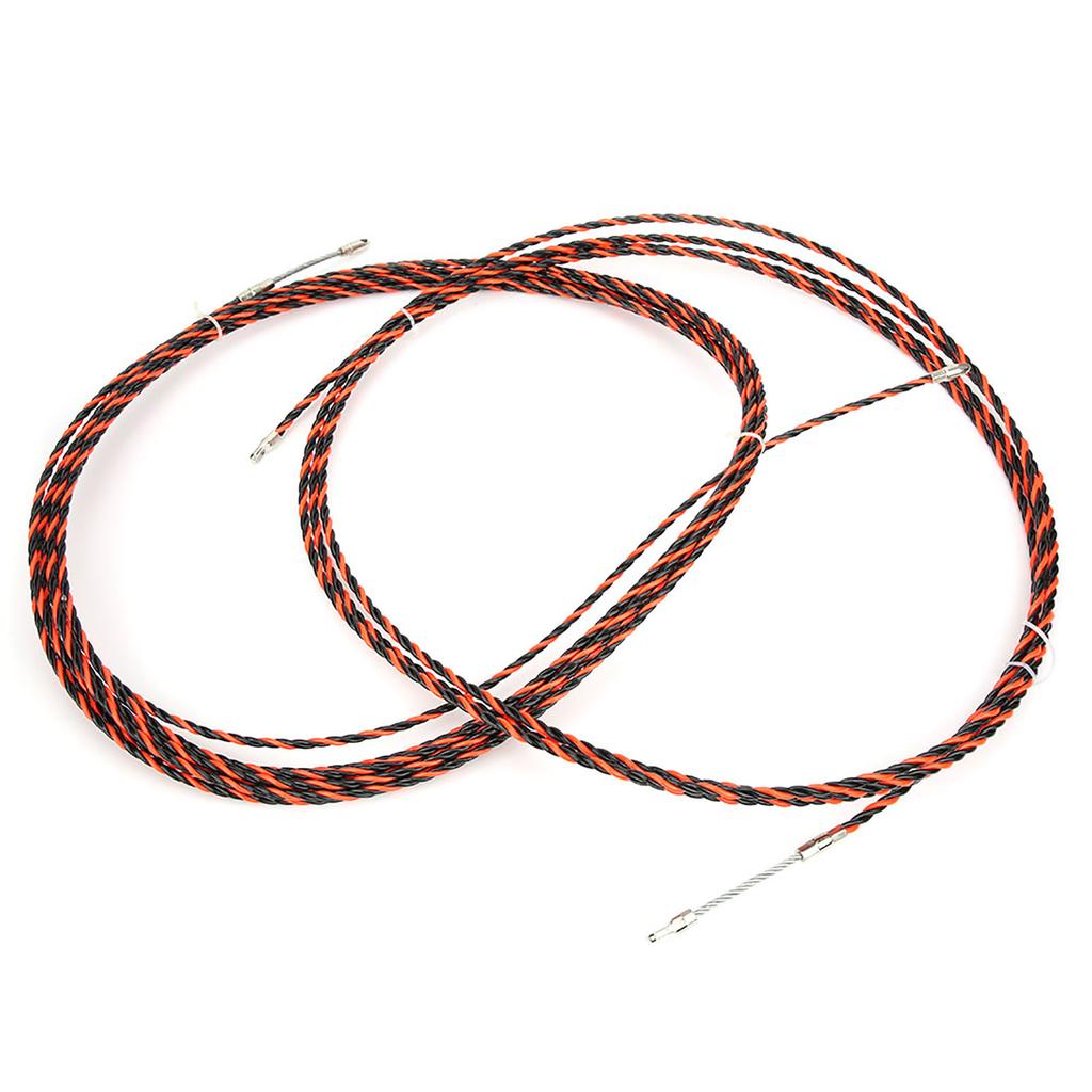 Электрический протяжник для проводов Электрический инструмент для протяжки с 2 кабельными зажимами 30 м