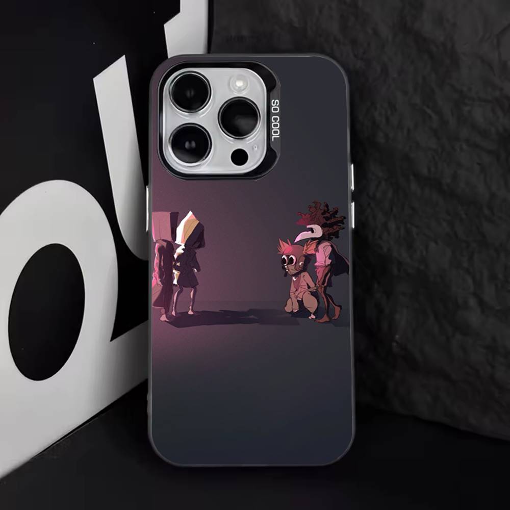 Чехол для телефона L-Little Nightmares-S 3 для iPhone 17,16,15,14,13,12,11,Pro,Max,Plus,E,Air,Mini Черный ТПУ Чехол