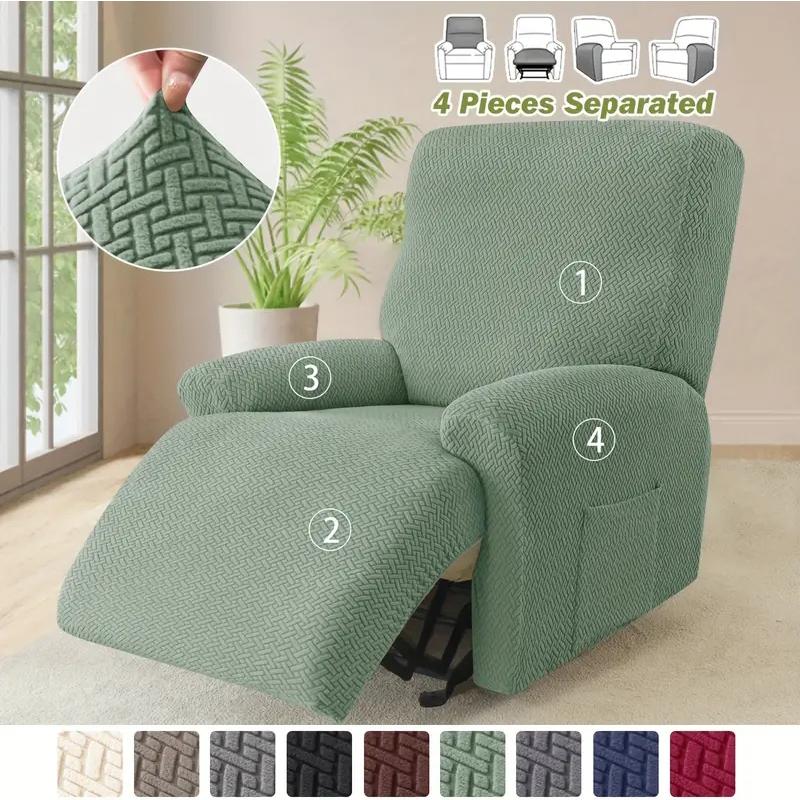 Recliner Sofa Cover For Living Room 1/2/3 Seater Cheap Lazy Boy Relax Jacquard Slipcover Protector Elastic Armchair Chair Cover