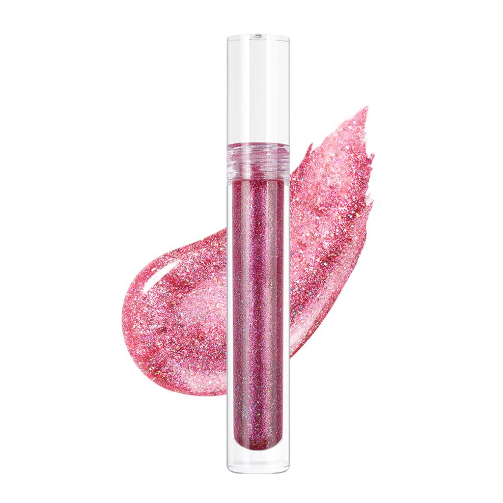 Glitter Liquid Lipstick for Women, Chameleon Shimmer Lip Gloss, Waterproof Non-Stick Formula, Highly Pigmented and Long-Lasting, Perfect
