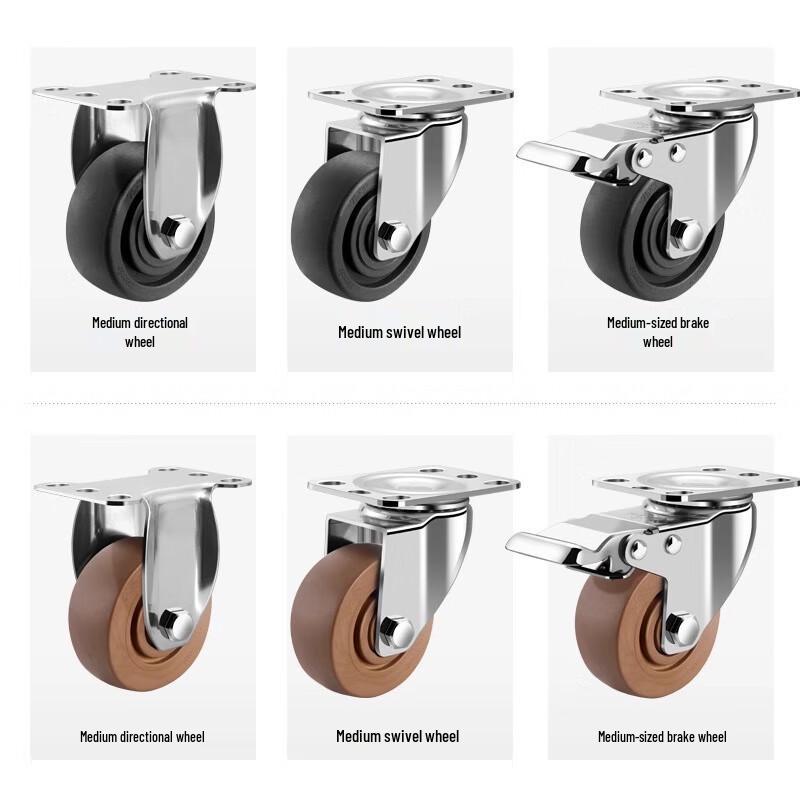 JNL 304 Stainless Steel High-Temp Caster Wheel