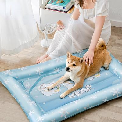 Охлаждающий коврик для собак Pet Ice Pad Teddy Mattress Pets Cool Bed Cat Summer Keep Cool Ice Silk