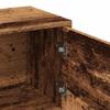 TV Stand with Rustic Wood Effect 102 x 30 x 37.5 cm Engineered Wood