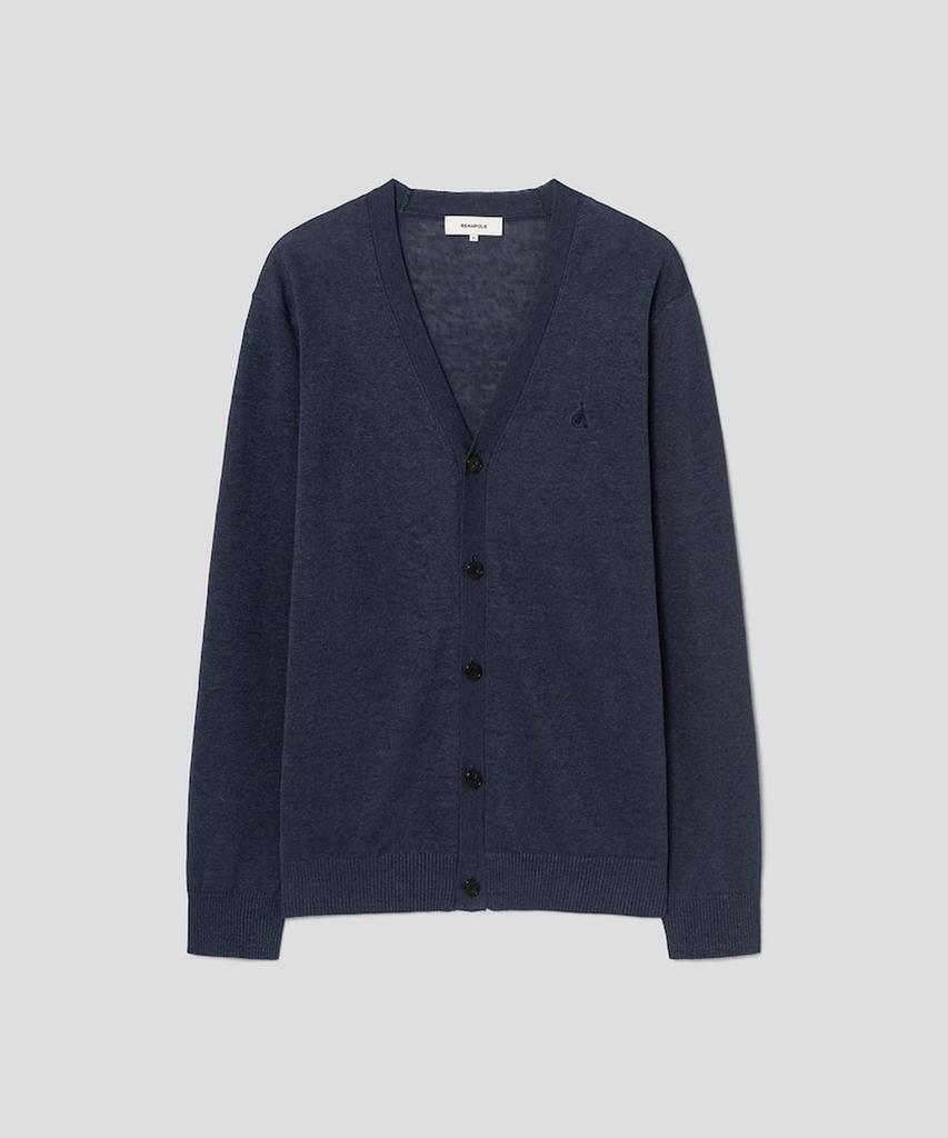 Beanpole Men Summer Linen Cardigan Navy