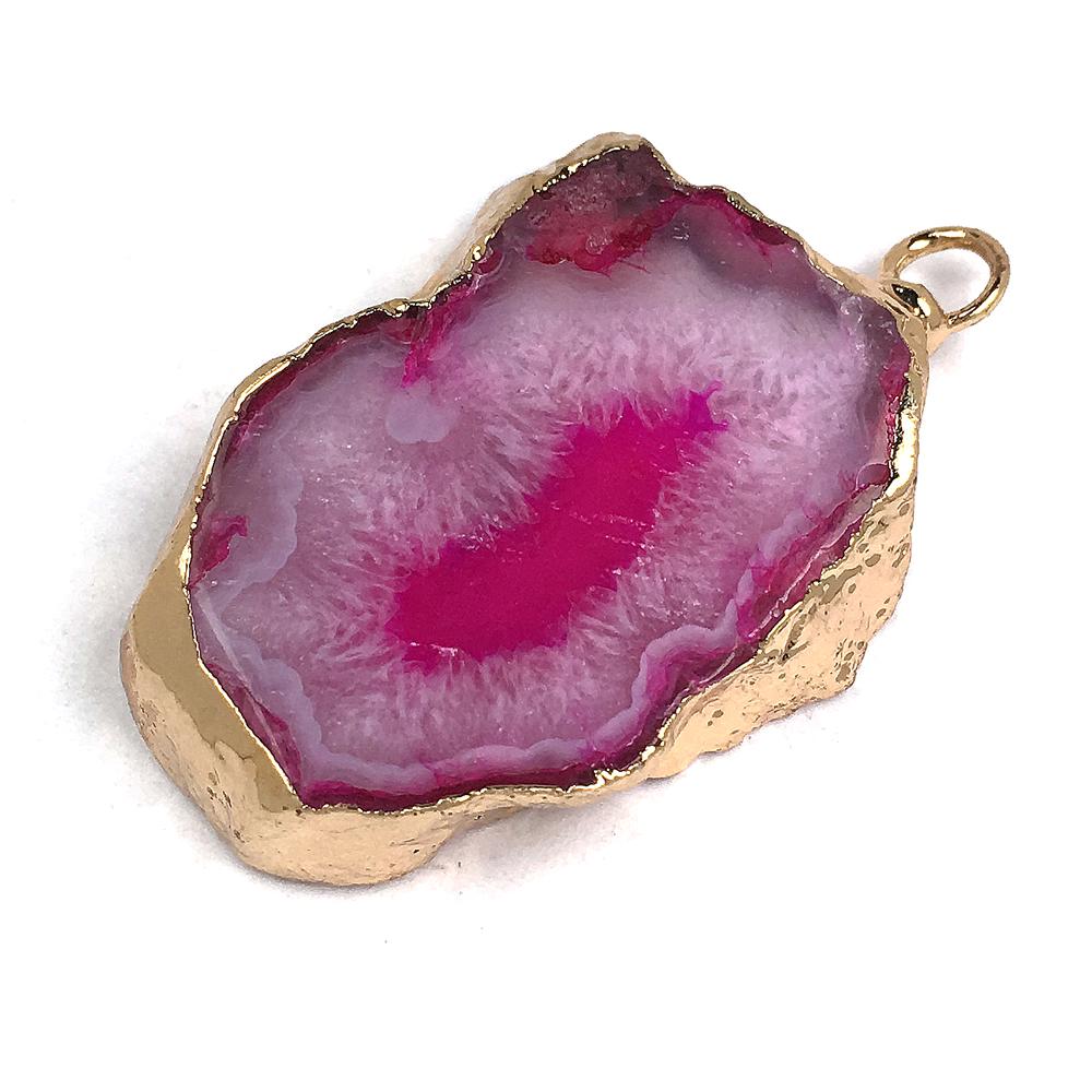 Натуральный Радужный Неправильной Формы Агат Подвески Шармы Драгоценный Камень DIY Браслет Ожерелье Швейное Ремесло Ювелирный Аксессуар