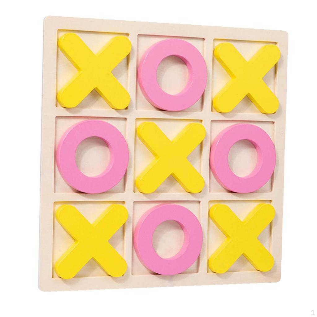 Toe 30x30x1.5cm Family Board Game Xoxo Chessboard for Adults