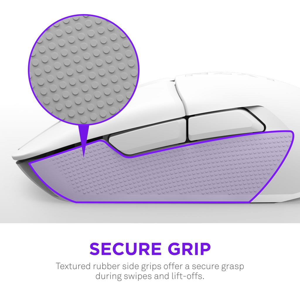 Беспроводная игровая мышь NZXT Lift Elite, БЕЛАЯ, легкая, скорость опроса 8K, беспроводная игровая мышь, белая MS-101NW-02 MS0745