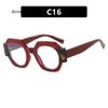 New Fashion Square Sunglasses Woman Vintage Shades  Design Vintage Polygon Sun Glasses Female Tourism Glasses Lady Oculos