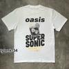 Редкий! Футболка Oasis Supersonic, Белая футболка унисекс, Размер S-5XL Футболка унисекс