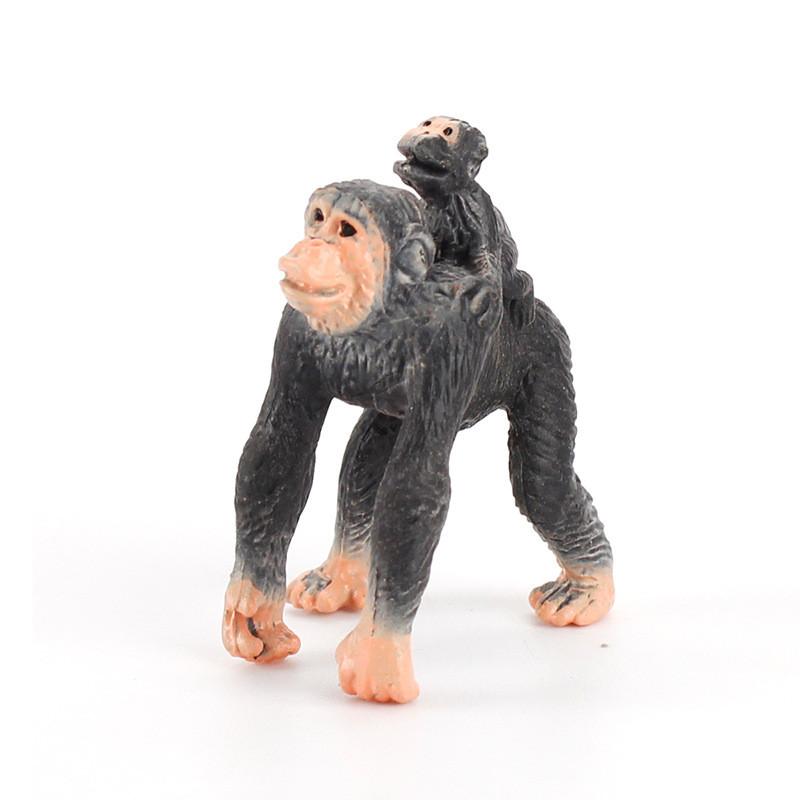 Lifelike Mini Monkey Squirrel Gorilla Figurine Unique Pvc Collectible Toy Great For Animal Lovers And Displays