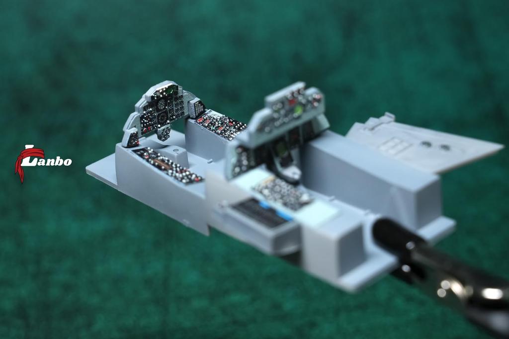 Lambo Models 1/48 F-4J Phantom II Interior 3D Decal (for Hasegawa) Plastic Model Decal LNB48174 (Airplane)