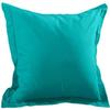 Pillowcase - ALICIA RANGE - 65x65 Cm - 100% Cotton - Turquoise - 5 Cm Ruffled Bourdon Finish