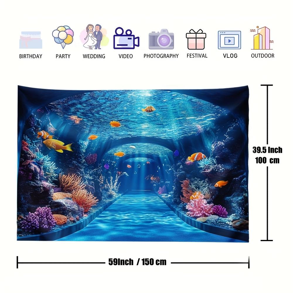 2D plane 1 piece brightly colored polyester fiber fish-shaped banner fabric suitable for indoor and outdoor photography.