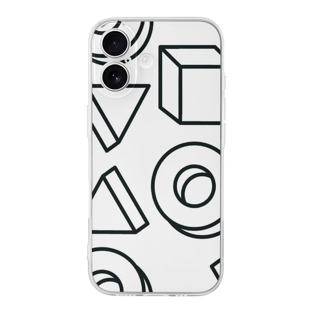 1 Pack For iPhone 17 Series TPU Phone Case Matte Grip-Friendly Glossy Design, Daily Protection