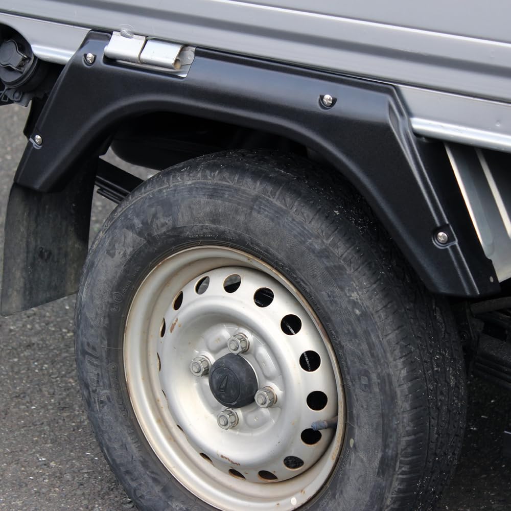 Комплект расширителей крыльев DAIHATSU для Daihatsu Hijet Неокрашенный АБС Включает муляжи передних/задних S500P/S510P, смола, болты, наклейки