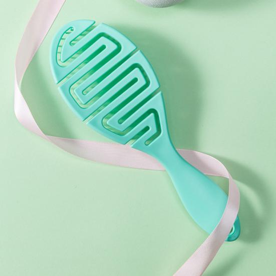 Расческа-лопатка для массажа кожи головы, для укладки волос, для влажной и сухой парикмахерской, прямая вьющаяся расческа для дома