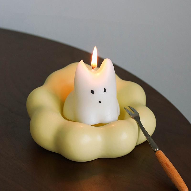 Формы для свечей в виде кота-пудинга, силиконовые формы «сделай сам», абстракция для изготовления аромата, соевого воска, мыла ручной работы, глины, пластыря, эпоксидной смолы, праздничные подарки