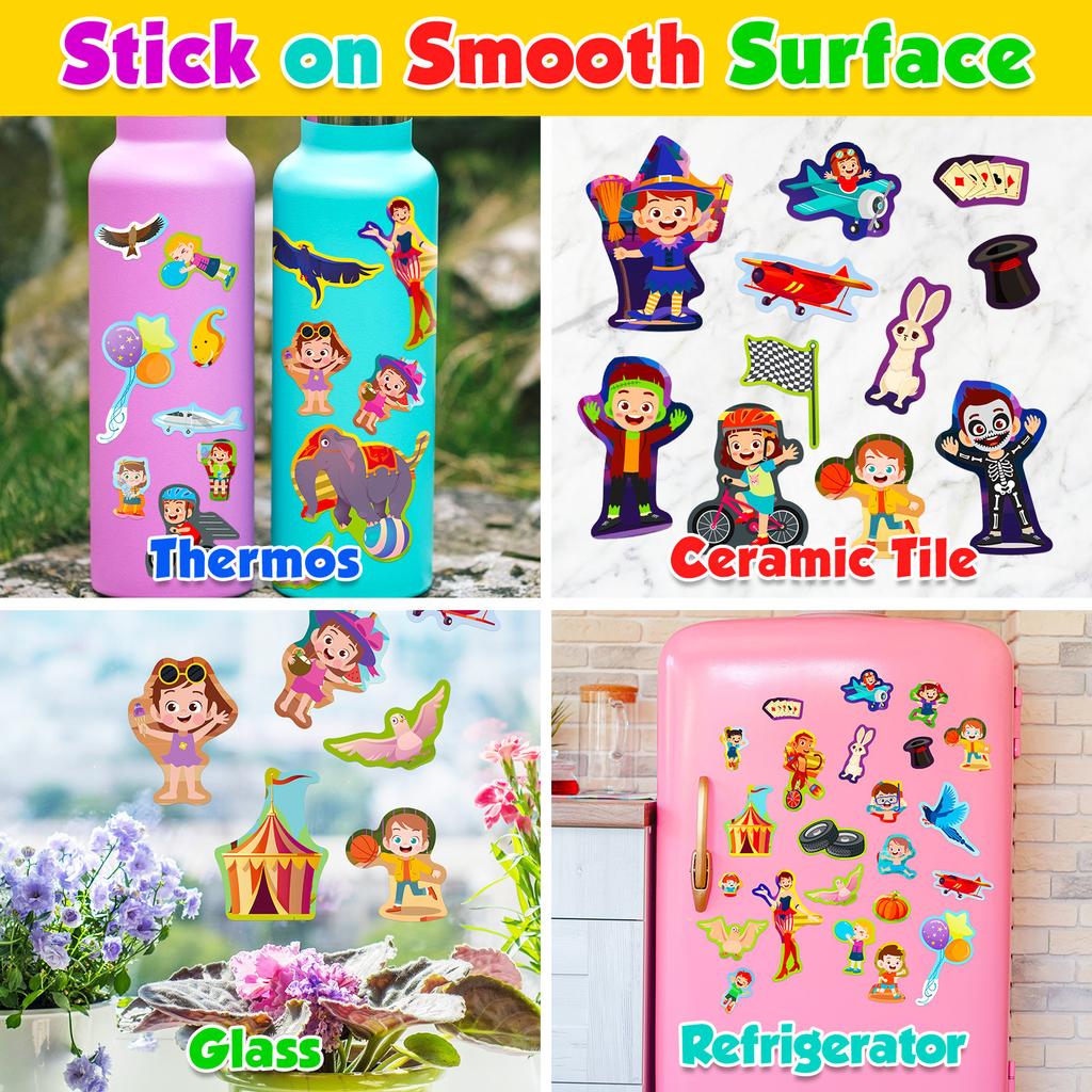 Happy Amusement Park Theme Sticker Book Children's Enlightenment Baby Early Education Sticker Toys Quiet Book