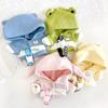 Animal Hoodie for 10cm Doll, Green (Frog) - Plush Clothes, Kigurumi Accessories, Otaku Activities, Doll Mascot, K-Pop Doll Costume [Used]