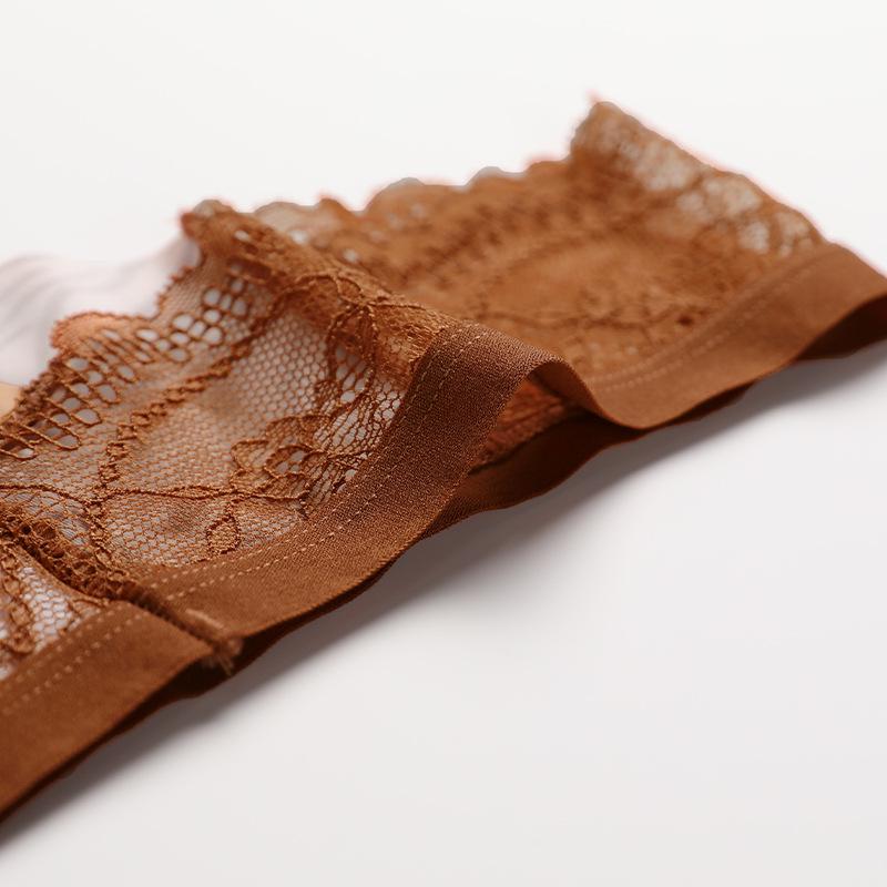 Women'S Sexual Sensual Fun Leopard Print T-Line Pants Tempt Ice Silk Low Rise Fitness Panties