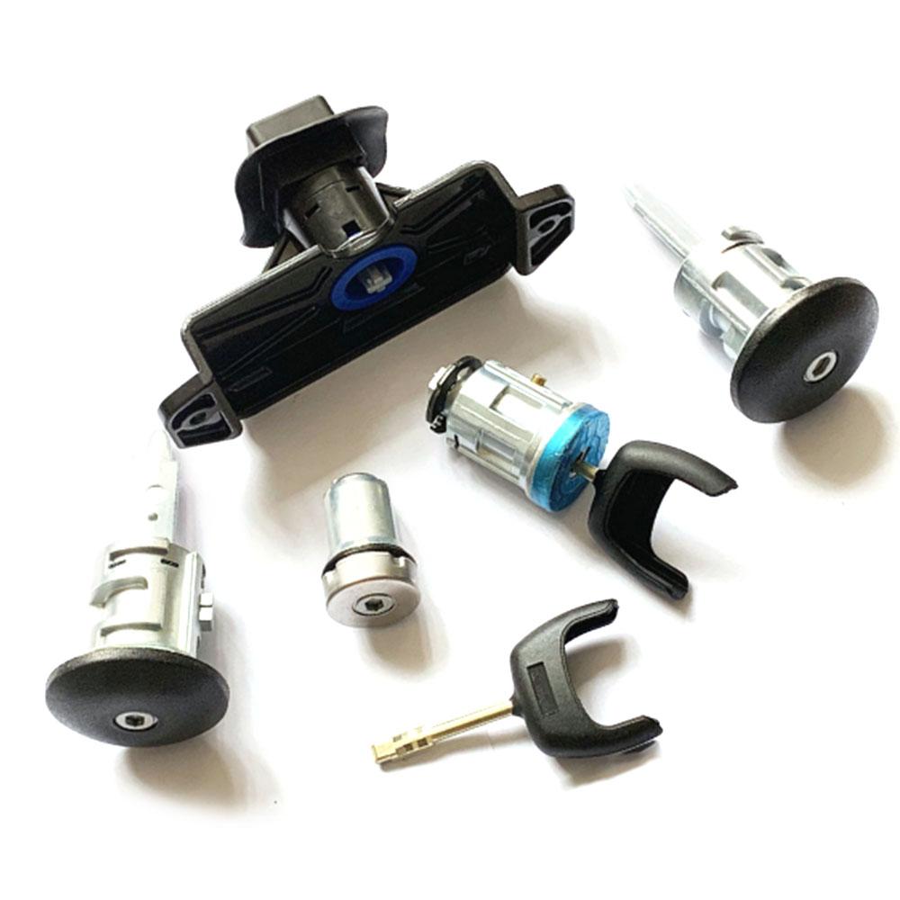 ДЛЯ FORD TRANSIT 2006-2011 MK7 НАБОР ЗАМКОВ 1 комплект ПОЛНЫЕ КОМПЛЕКТЫ с 2 ключами 6C1AV22050XB 4874507