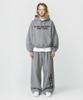 PRINOAR Slow And Soft String One-Pleat Wide Pants - Melange