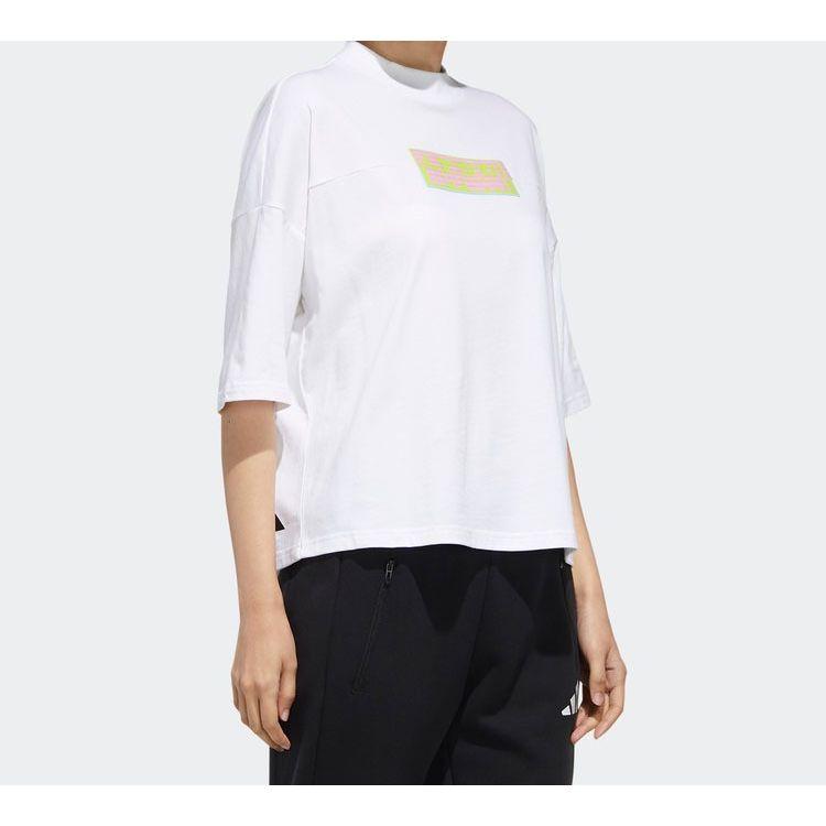 Adidas Gfx T Chinese Never Give Up футболка с коротким рукавом женские топы белые FT2859