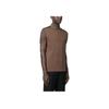 Emporio Armani Мужская футболка-поло с коротким рукавом SS23, полосатая, с цветовыми блоками, вышитым логотипом, коричневая 3R1F72-1JTKZ-0440