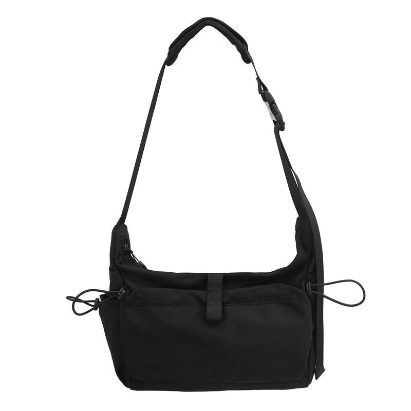 Пригородная сумка Большая вместительная сумка через плечо Сплошной цвет Студенческая сумка на плечо для мужчин и женщин