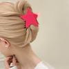 Pink Pentagonal Hair Claw Clip Sweet Cool Hair Crab Summer Headdress  Styling Tool