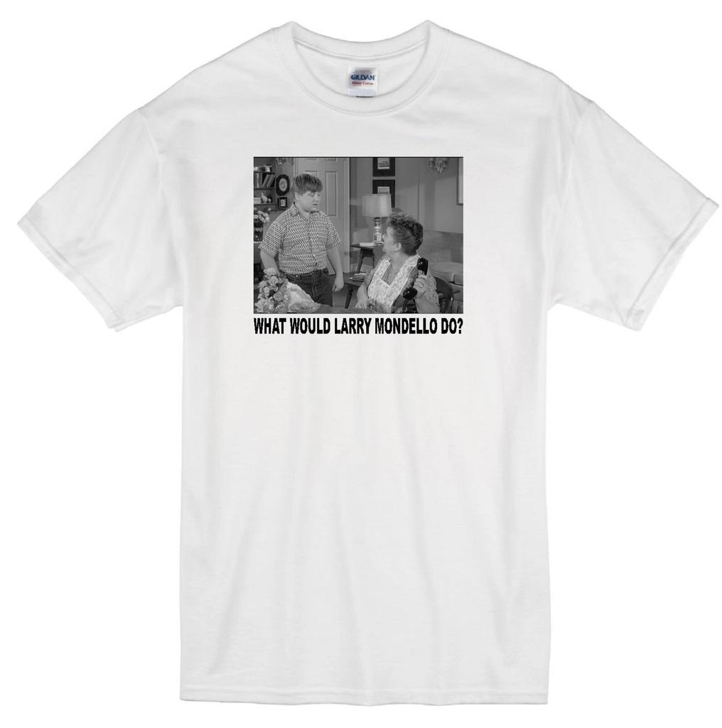 "LARRY MONDELLO WWD?" LEAVE IT TO BEAVER RUSTY STEVENS CLASSIC TV WHITE T-shirt Tops Tees Unisex