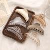 Simple Korean Transparent Woman Girls Crab Clips Hair Accessories Ponytail Holder Hair Claws