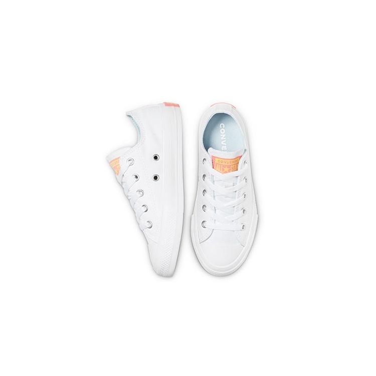 (GS) Converse Chuck Taylor All Star Low Top 'White Yellow' Kids' 670702C