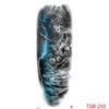 1 PC 480*170MM Large Temporary Tattoos Sleeve for Men Women Full Arm Selleve Tattoos Temporary Realistic Fake Wolf Tiger Lion Tattoo