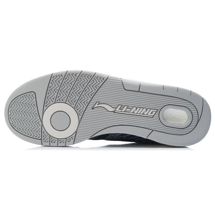 Li Ning 937 Винтажные Баскетбольные Кроссовки Мужские Низкие Цвет Морской Соли Синий AGBR073-1