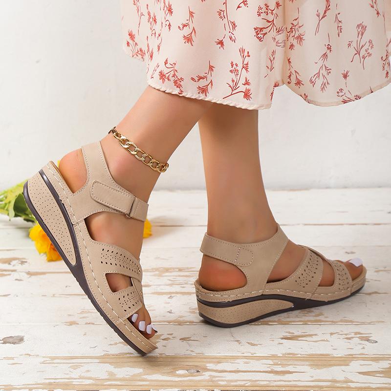 Women Sandals Heels Sandals Wedge Heeled Sandals Summer Shoes For Women Platform Wedges Shoes Female